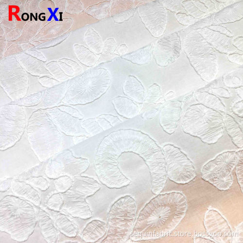Cotton Eyelet Fabric Embroidered Fabric Clothing Fabric